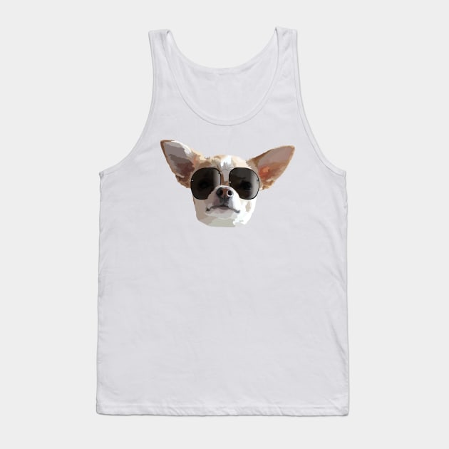 Chilled Chihuahua Tank Top by DavidASmith